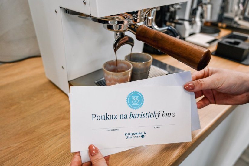 Darčeková poukážka na baristický kurz - Varianta poukazu: Dárkový poukaz
