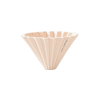 Origami keramický dripper M matně růžový