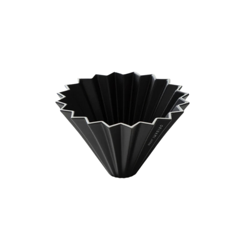 Origami keramický dripper M černý