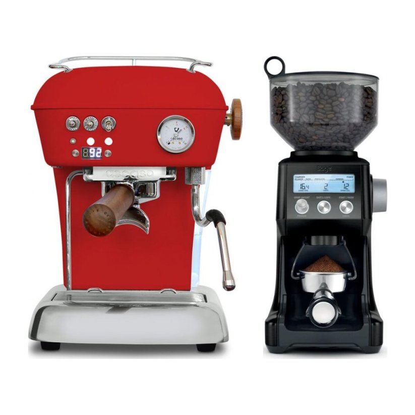 Ascaso DREAM PID Love Red + Mlýnek Sage BCG820BTR Black