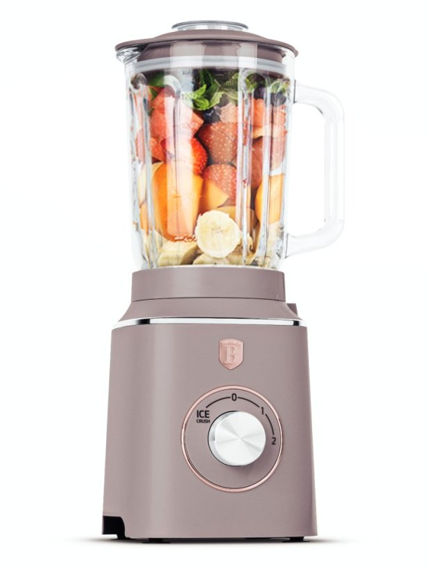 BERLINGERHAUS Stolní mixér se skleněnou nádobou 1,5 L 1000 W Taupe Collection