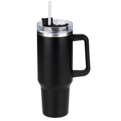 ALPINA Termohrnek dvoustěnný z nerezové oceli 1,2 l černá