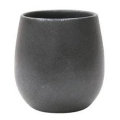 Origami Barrel FlavorCup porcelánový hrnek 210 ml černý