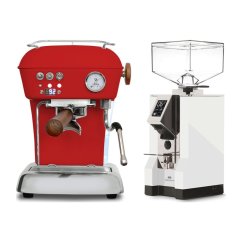 Ascaso DREAM PID Love Red + Eureka Mignon Specialita, CR White