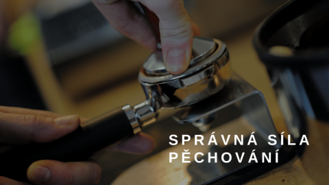 Správná síla pěchování kávy