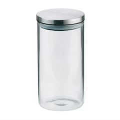 KELA Skleněná dóza BAKER 1,1L