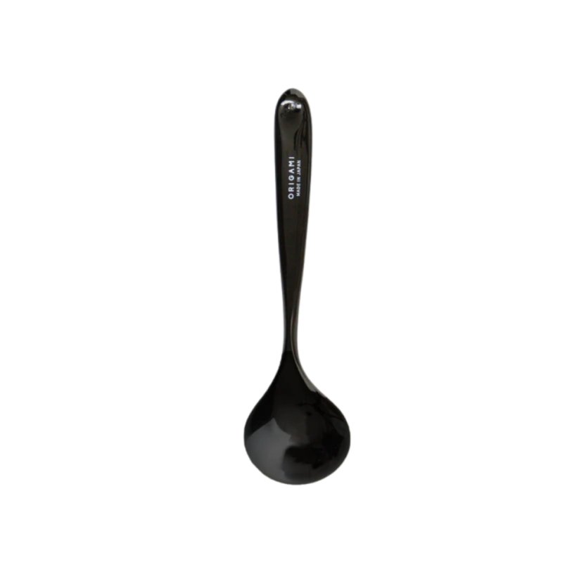 Origami porcelánová cuppingová lžíce černá