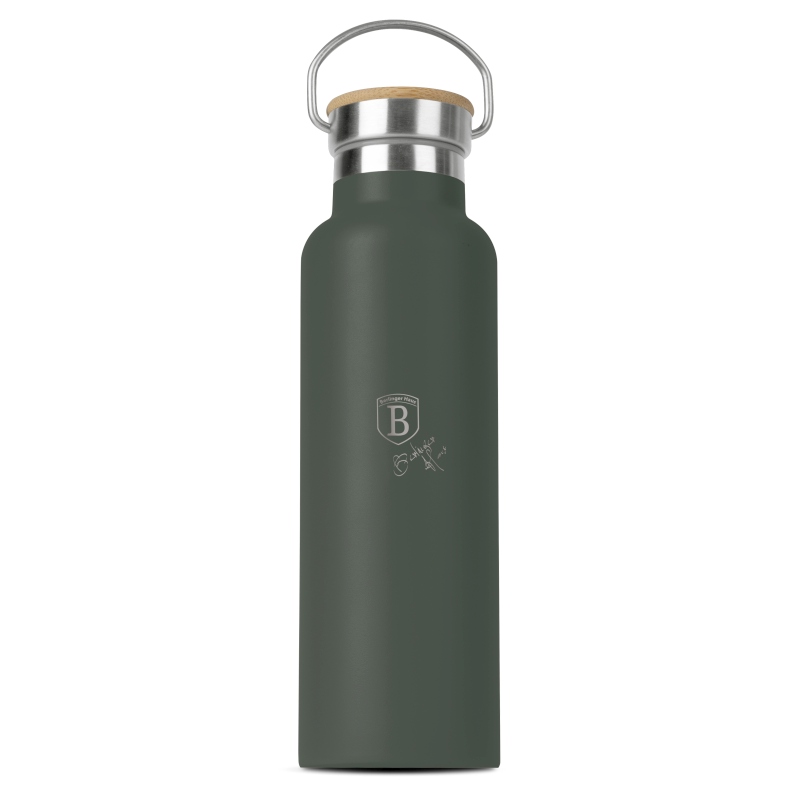 BERLINGERHAUS Termoska lahev s dvojitou stěnou nerez 0,6 l Matte Green Collection