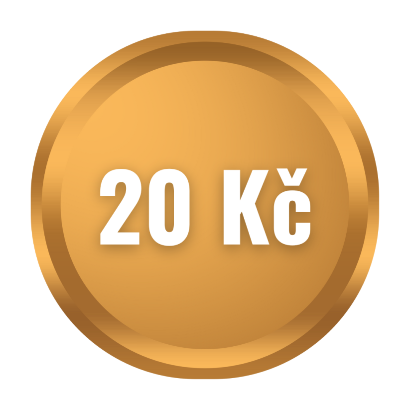 Spropitné 20 Kč
