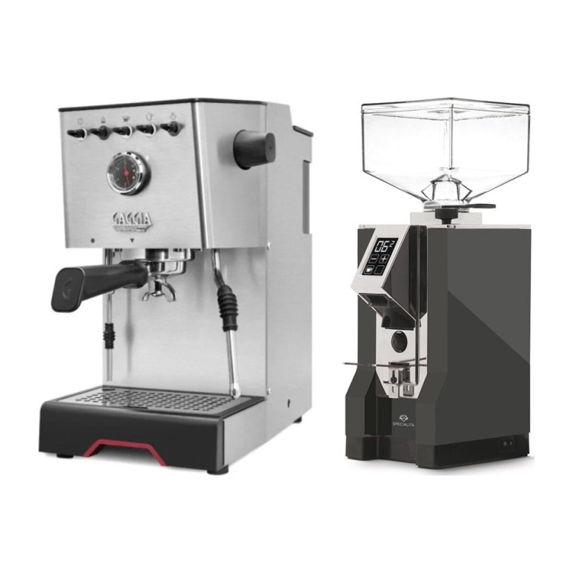 Gaggia Classic GT + Eureka Mignon Specialita, CR Anthracite