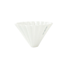Origami keramický dripper M bílý