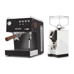 Ascaso Steel Uno PID black + Eureka Mignon Specialita, CR White