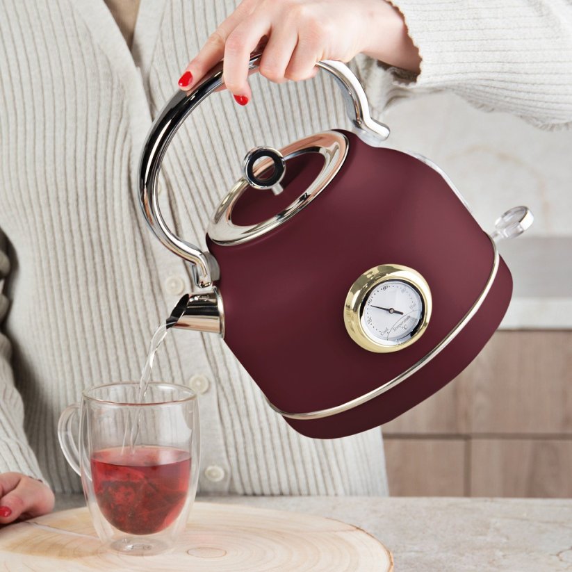 BERLINGERHAUS Rychlovarná konvice retro s teploměrem 1,7 l Leonardo Collection