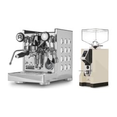 Rocket Espresso Appartamento TCA, white + Eureka Mignon Specialita, CR Cream