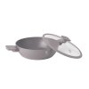BERLINGERHAUS Pánev s titanovým povrchem a poklicí 28 cm Taupe Collection