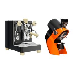 LELIT Bianca V3 PL162T black + Eureka Zeus, orange