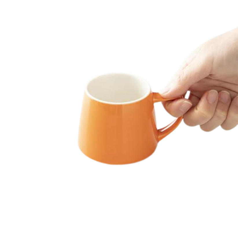 Origami AromaCup porcelánový hrnek 200 ml oranžový
