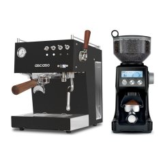 Ascaso Steel DUO PID PLUS, Black&Wood + Mlýnek Sage BCG820BTR Black