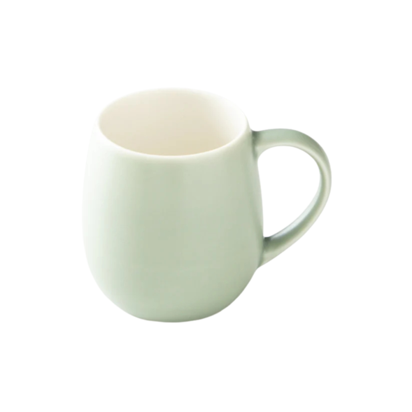 Origami Aroma Barrel porcelánový hrnek 320 ml matně zelený