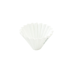 Origami keramický dripper S bílý