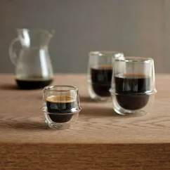 Kinto KRONOS dvoustěnná sklenička 80 ml