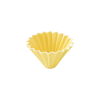 Origami keramický dripper S žlutý