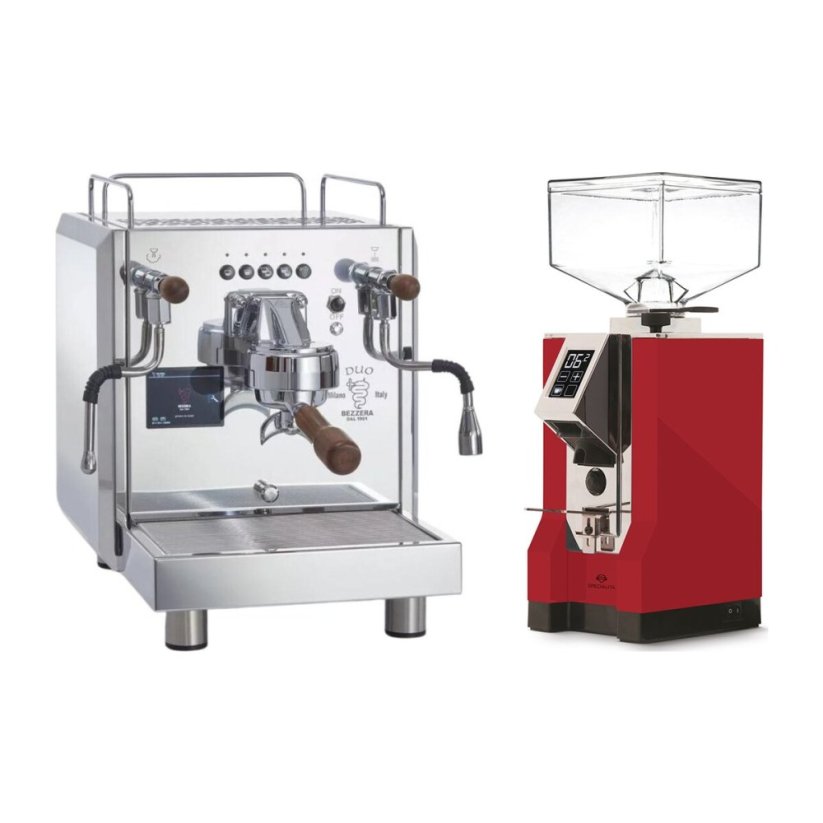Bezzera DUO DE + Eureka Mignon Specialita, CR Ferrari red