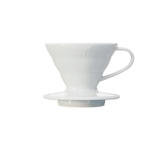 Hario keramický dripper na kávu V60-01 bílý