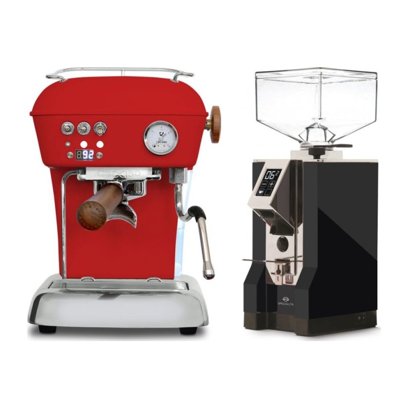 Ascaso DREAM PID Love Red + Eureka Mignon Specialita, CR Black