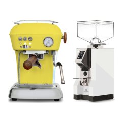 Ascaso DREAM PID Sun Yellow + Eureka Mignon Specialita, CR White