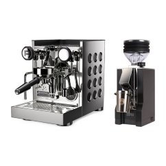 Rocket Espresso Appartamento TCA, black + Eureka Mignon Zero, CR black