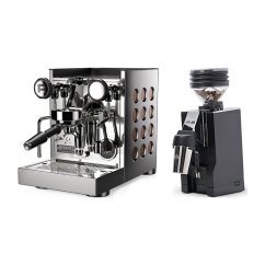 Rocket Espresso Appartamento TCA, medená + Eureka Mignon Zero 65 All Purpose, CR black