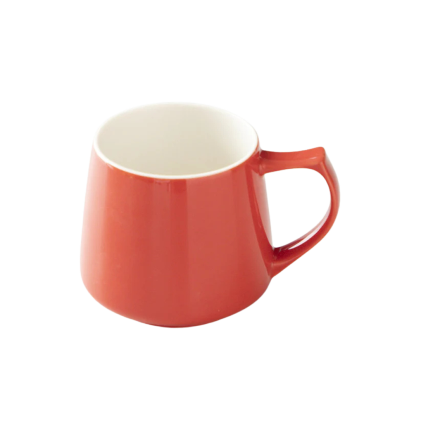 Origami Aroma porcelánový hrnek 320 ml červený