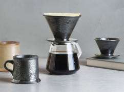 Kinto SCS-S01 keramický dripper 2 šálky černý