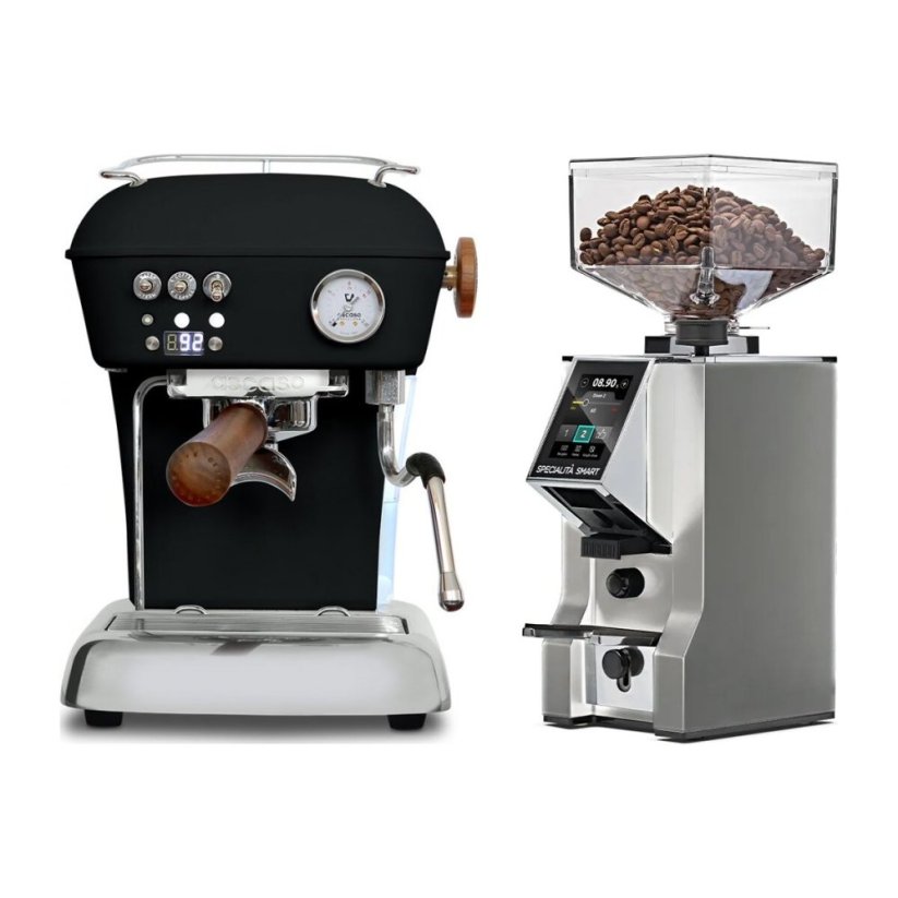 Ascaso DREAM PID Dark Black + Eureka Mignon Specialita Smart, CR Chrome