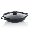 KELA WOK pánev s keramickým povrchem a poklicí ATURA 32 cm