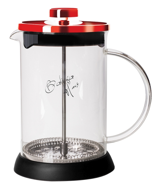 BERLINGERHAUS Konvička na čaj a kávu French Press 800 ml  Burgundy Metallic Line