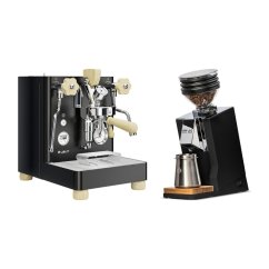 LELIT Bianca  V3  PL162T  black + Eureka Mignon Zero 65 Speedy ALL PURPOSE black