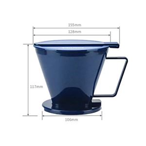 Tiamo Smart2 plastový dripper na kávu modrý