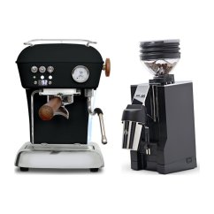 Ascaso DREAM PID Dark Black + Eureka Mignon Zero 65 All Purpose, CR black
