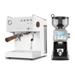 Ascaso Steel Uno PID white + Mlýnek Sage BCG820BSS Silver