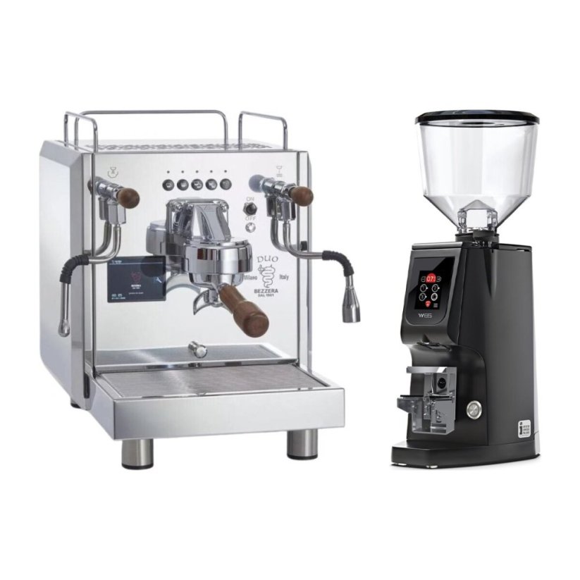 Bezzera DUO DE + Eureka Atom W 65, black