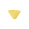 Origami keramický dripper S žlutý