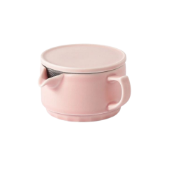 Origami Kyusu hrneček na čaj matně růžový