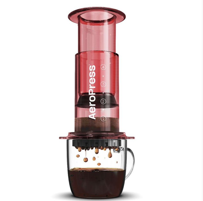 AeroPress Clear červený