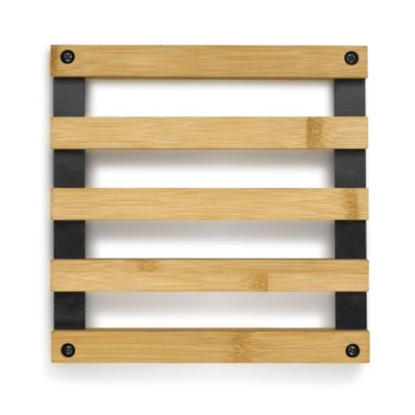 KELA Podložka Kiril 20x20 cm bambus černá