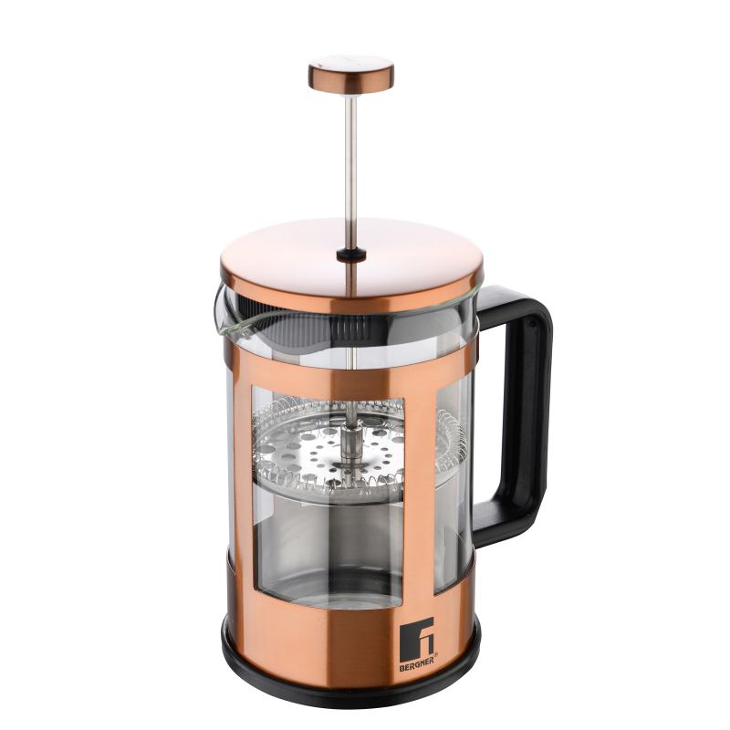 BERGNER Konvice na čaj a kávu French Press 800 ml Copper
