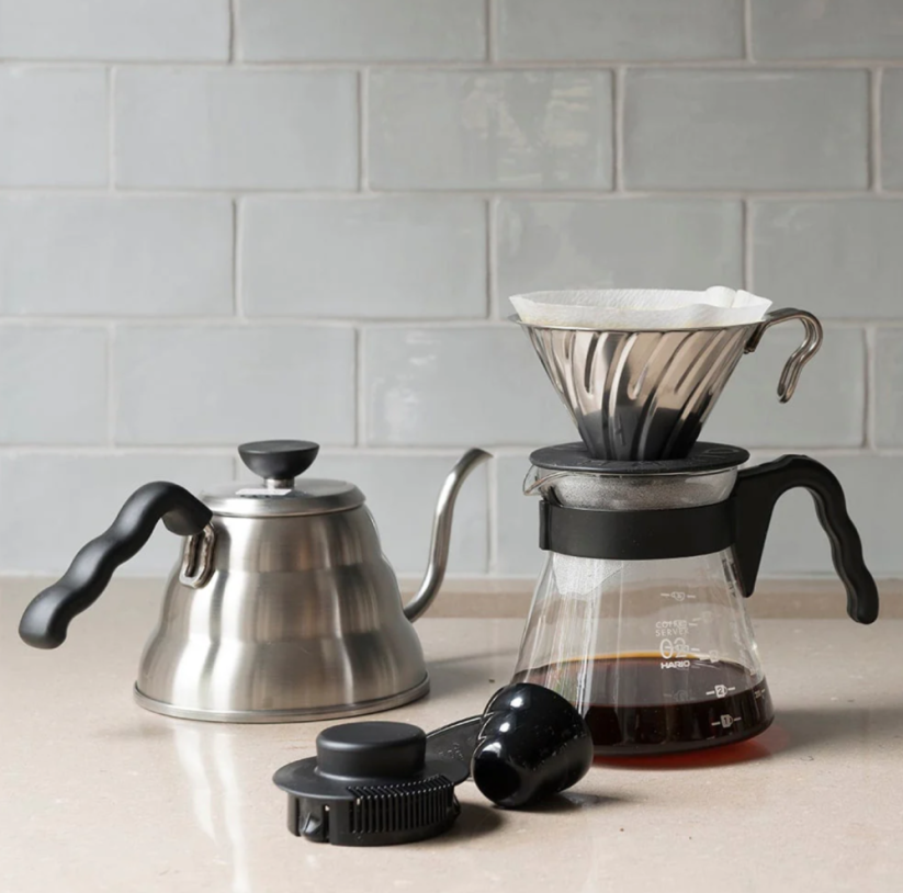 Hario ocelový dripper V60-02