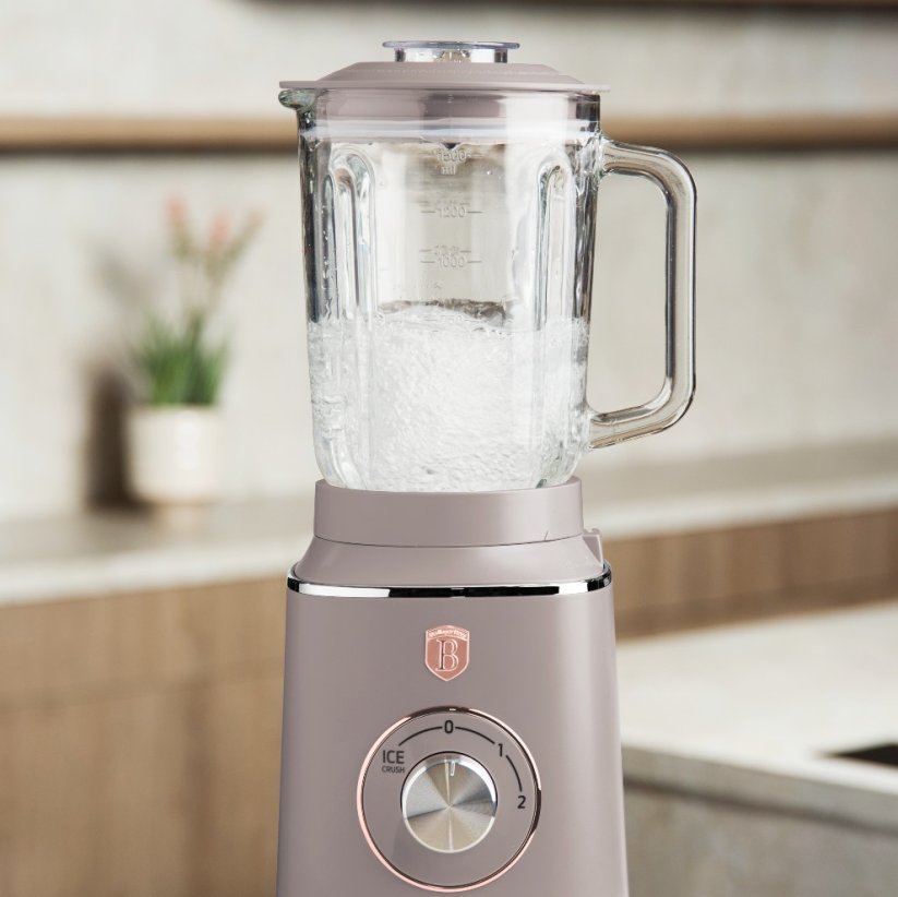 BERLINGERHAUS Stolní mixér se skleněnou nádobou 1,5 L 1000 W Taupe Collection