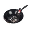 MASTERPRO Pánev WOK s nepřilnavým povrchem SMART 28 cm stříbrná